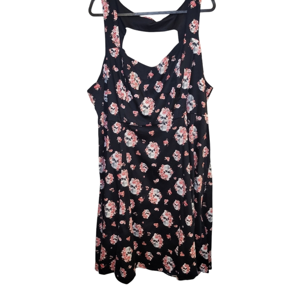 Torrid Pink and Black Halter Sundress